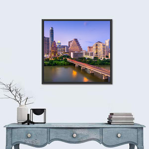 Austin Downtown Skyline Wall Art