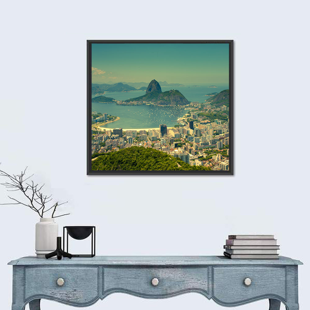 Sugarloaf Mountain Over Guanabara Bay Wall Art