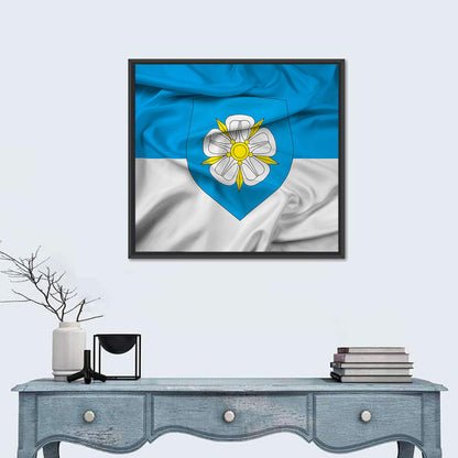 Flag Of Viljandi Wall Art