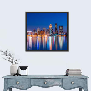 Skyline Downtown Louisville In Kentucky Wall Art