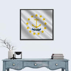 Rhode Island State Flag Wall Art