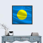 Flag of Palau Wall Art