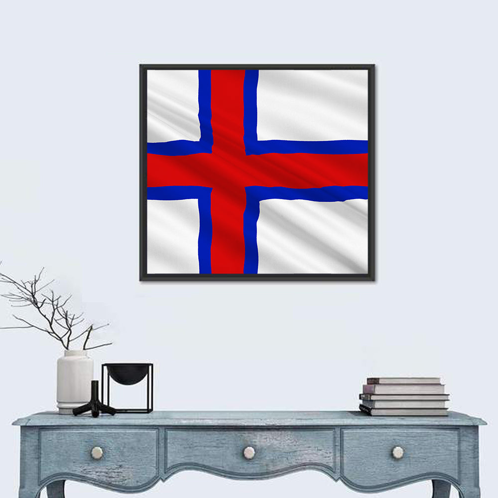 Flag Of Faroe Islands Wall Art