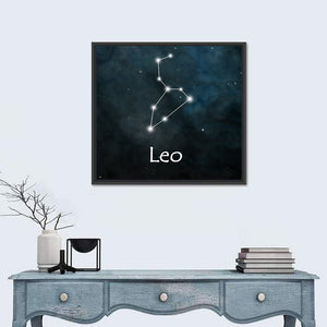 Leo Horoscope Constellation Wall Art