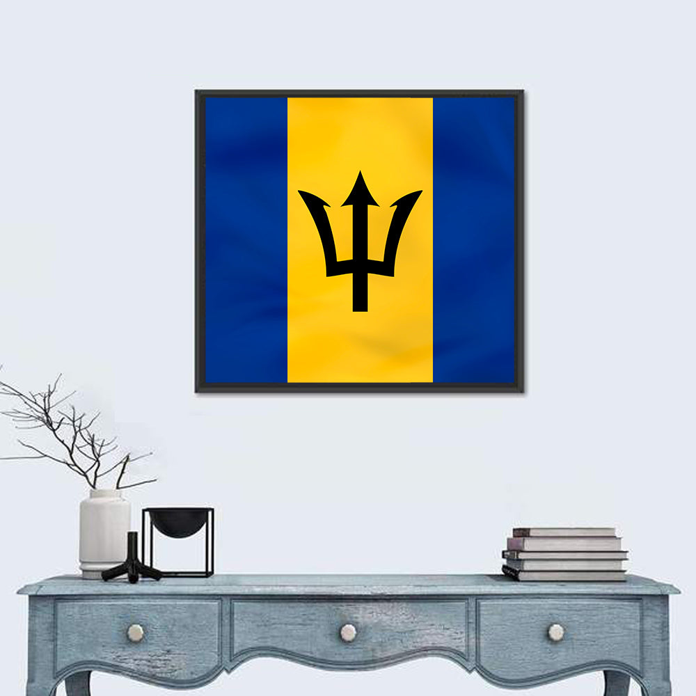 Barbados National Flag Wall Art