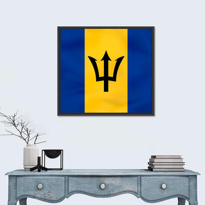 Barbados National Flag Wall Art