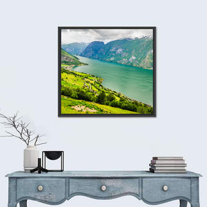 Aurland Valley & Fjords In Scandinavia Wall Art