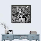 Monochrome La Airport Interchange Wall Art