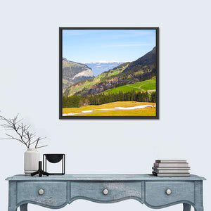 Jungfrau Mountain With Snow & Mountain Wall Art