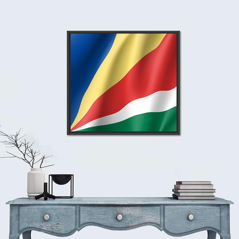 Seychelles Flag Wall Art