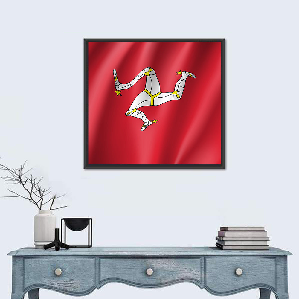 Isle of Man Flag Emblem Wall Art