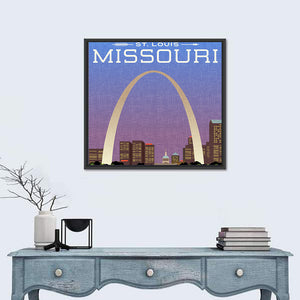 Missouri Travel Poster Wall Art