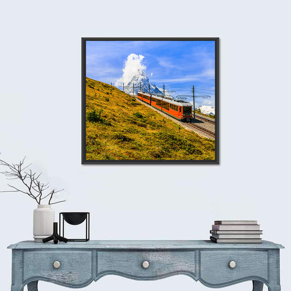 Gornergrat Railway at Zermatt Wall Art