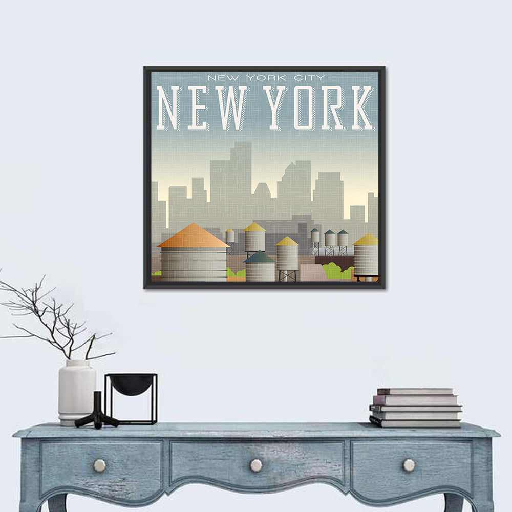 New York Travel Poster Wall Art