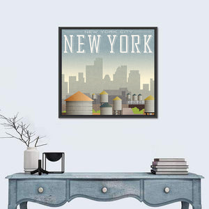 New York Travel Poster Wall Art