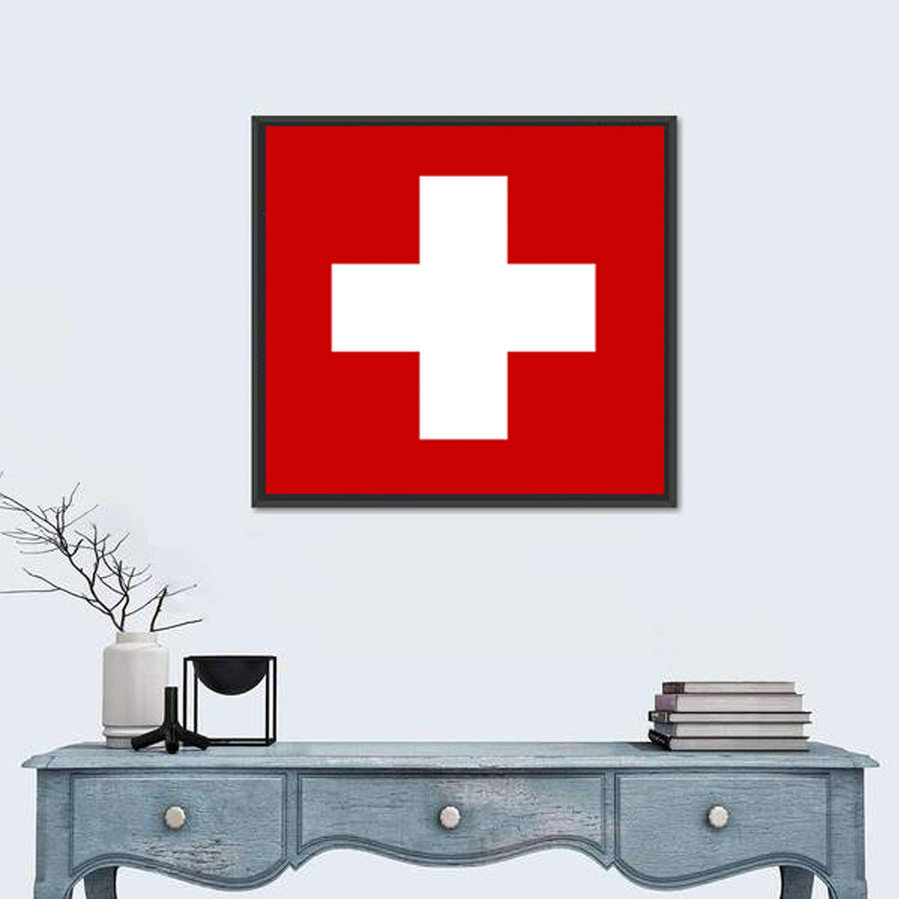 Flag Of Switzerland Wall Art