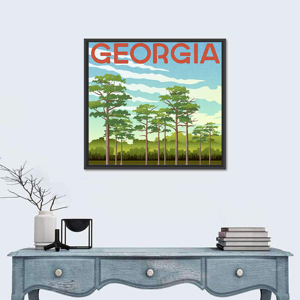 Georgia Travel Poster Wall Art