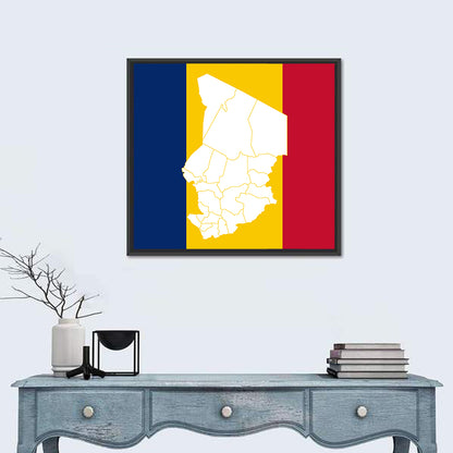 Flag Of Chad Wall Art