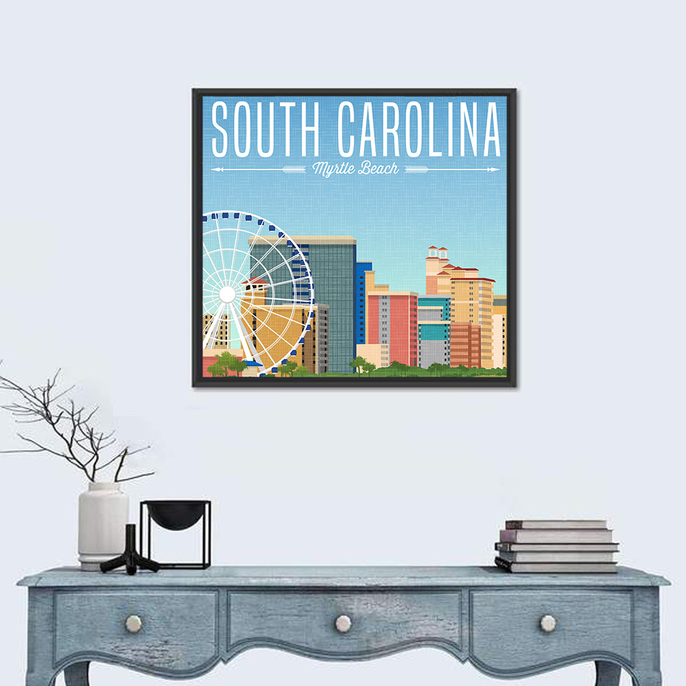 Myrtle Beach Travel Graphic Wall Art