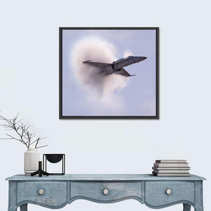 Sonic Pressure Waves From Aircraft Wall Art