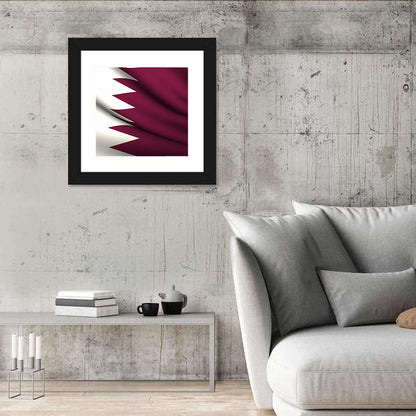 Flag Of Qatar Wall Art