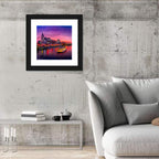 Nashville Riverfront Skyline at Dusk Wall Art