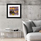 Lighthouse and Sailing Ship at Dusk Wall Art