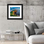 Neist Point Lighthouse at Golden Hour Wall Art
