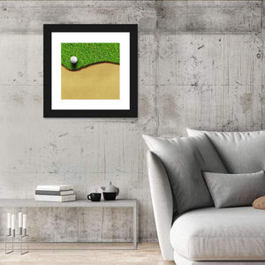 Golf Ball Aerial Wall Art