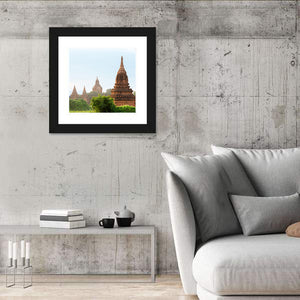 Ancient Pagodas In Bagan Myanmar Wall Art