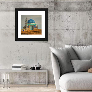 Scenic Mosque In Turkistan Wall Art