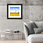 Dudutki Windmill in Golden Fields Wall Art