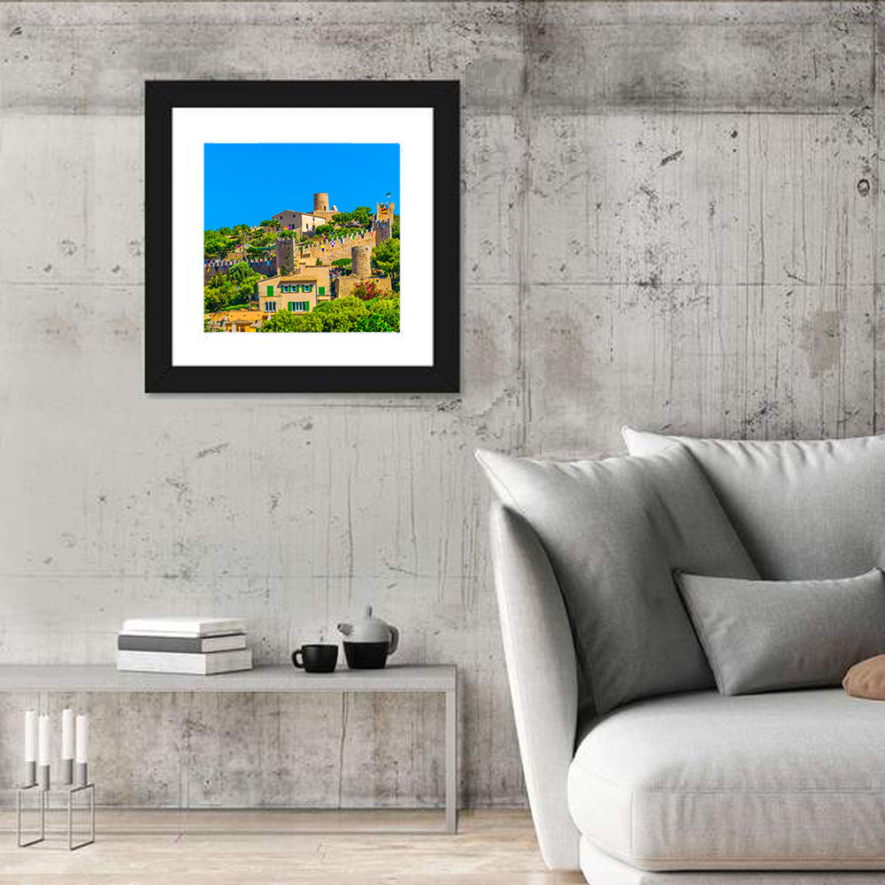 Capdepera Castle Hilltop View Wall Art