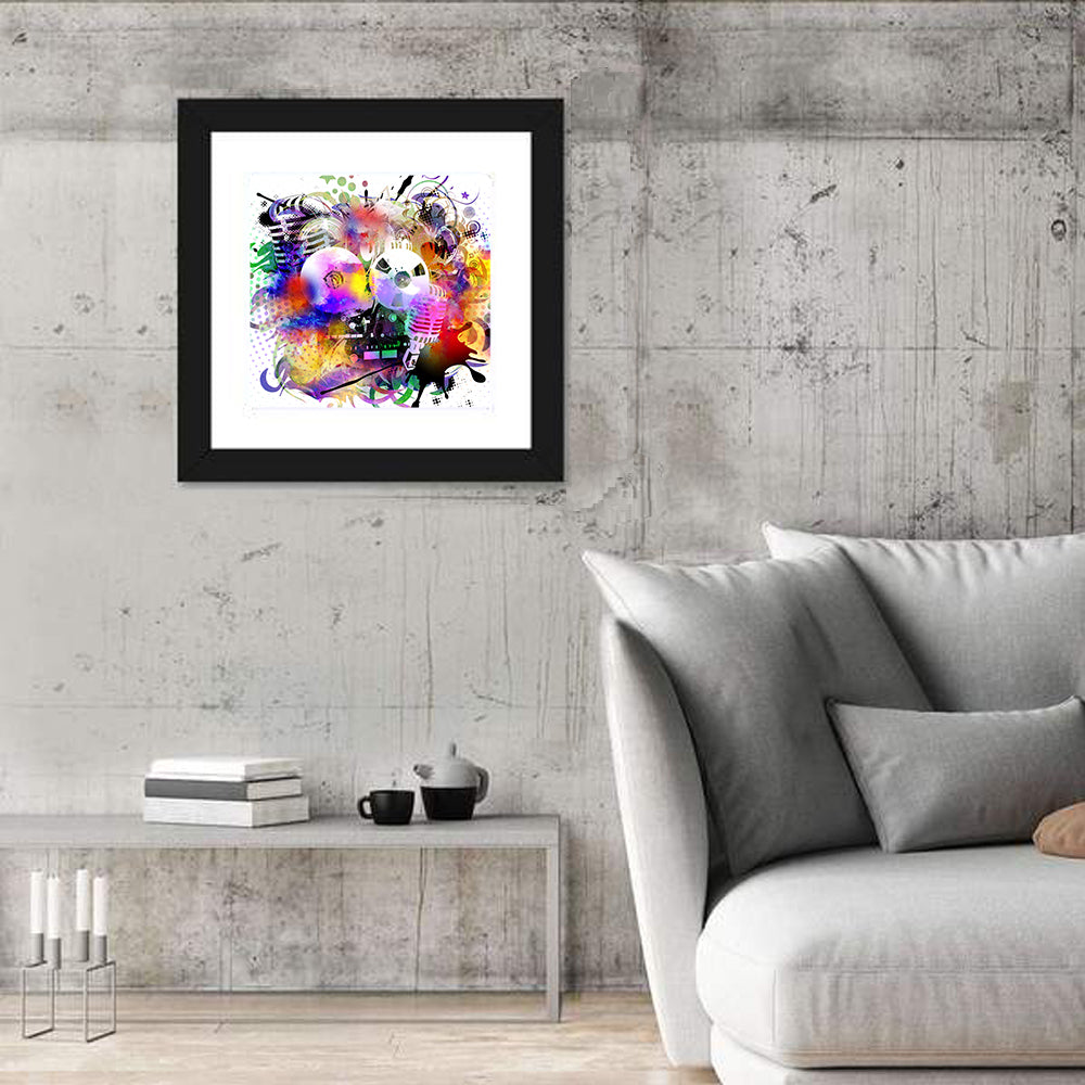 Glamour Music Pop Wall Art