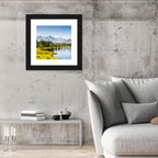 Altai Lake with Snow Capped Peaks Wall Art