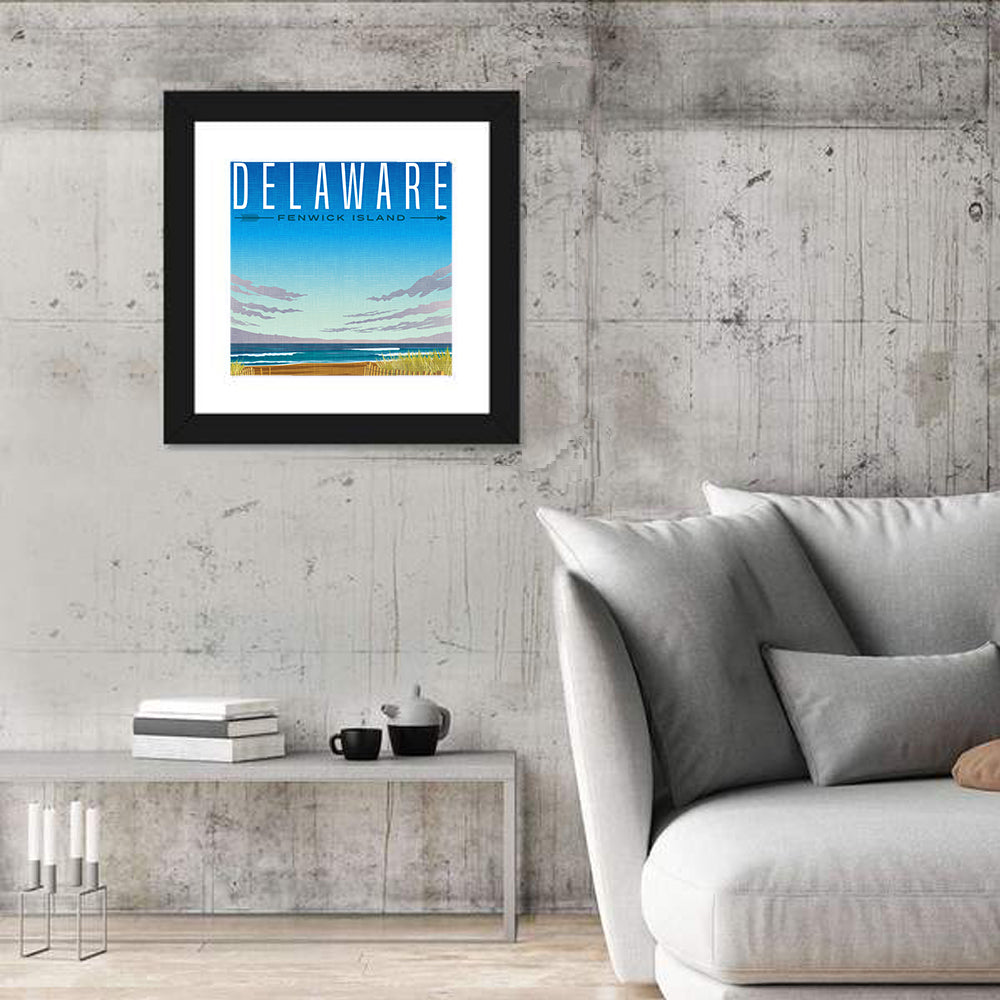 Fenwick Island Beach Scene Wall Art