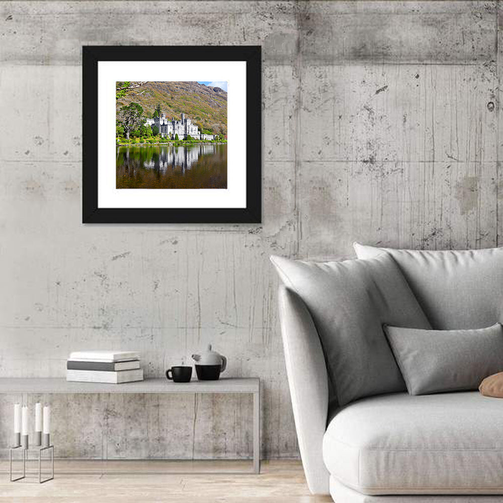 Kylemore Abbey, Connemara Wall Art in a room, square