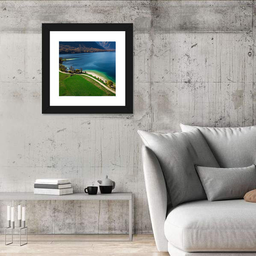 Bohinj Lake Shoreline Wall Art