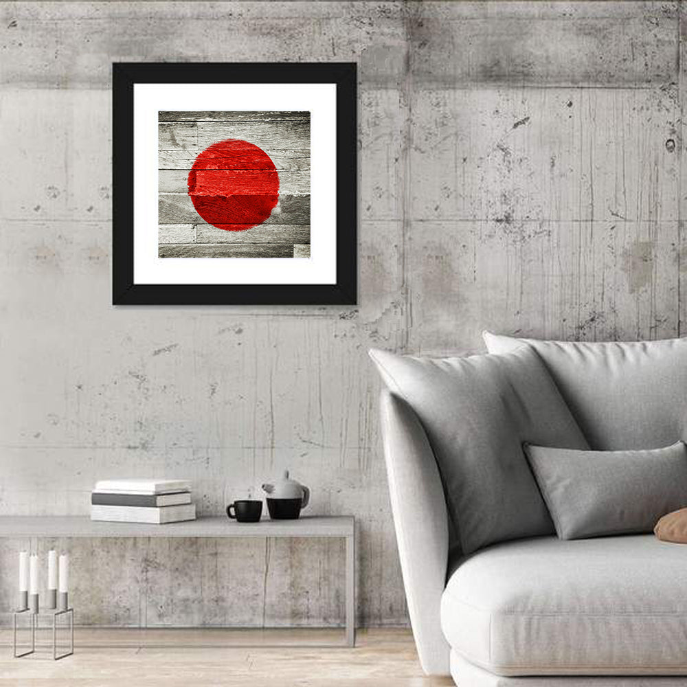 japan Flag Wall Art