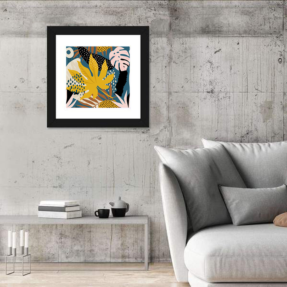 Trendy Plants Illustration Wall Art