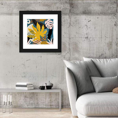 Trendy Plants Illustration Wall Art