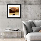 Waterton Lakes Moose at Golden Dusk Wall Art