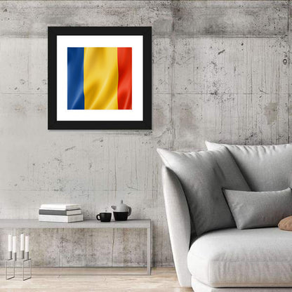 Flag Of Romania Wall Art