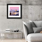Dome of the Rock and Western , Jerusalem Wall Art