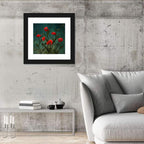 Surreal Poppies with Eyes Wall Art