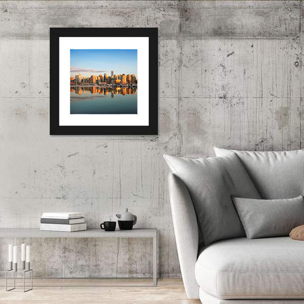 Coal Harbour Vancouver Skyline Wall Art