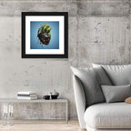 Anatomical Heart with Moss and Lava Wall Art