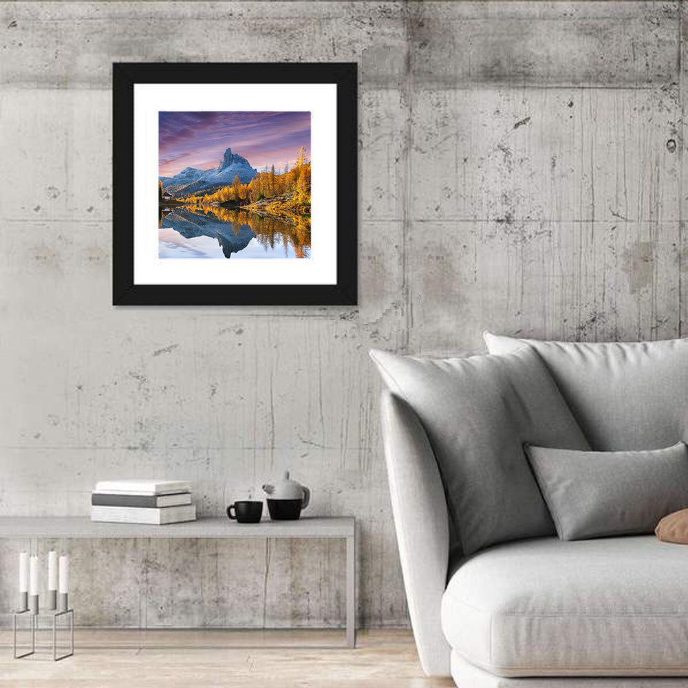 Lago Di Federa, Dolomites Sunset Wall Art