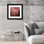 Impasto Poppy Bouquet Wall Art