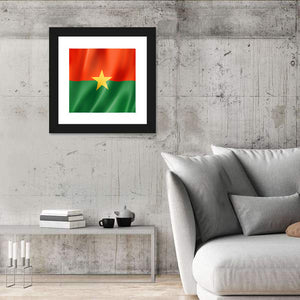 Flag Of Burkina Faso Wall Art